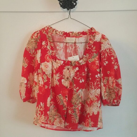 Sézane Kelia Blouse - Picture 1 of 5